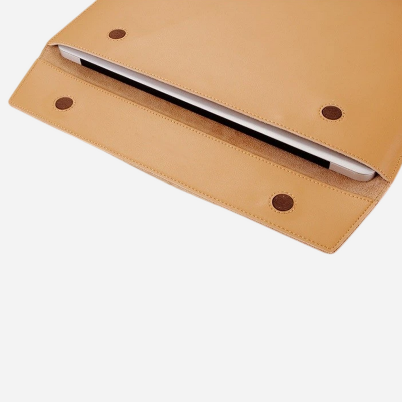 CAPA MACBOOK COURO