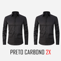 KIT 2 CAMISAS T-CARBON™  SLIM PREMIUM- R$267,00 de Desconto